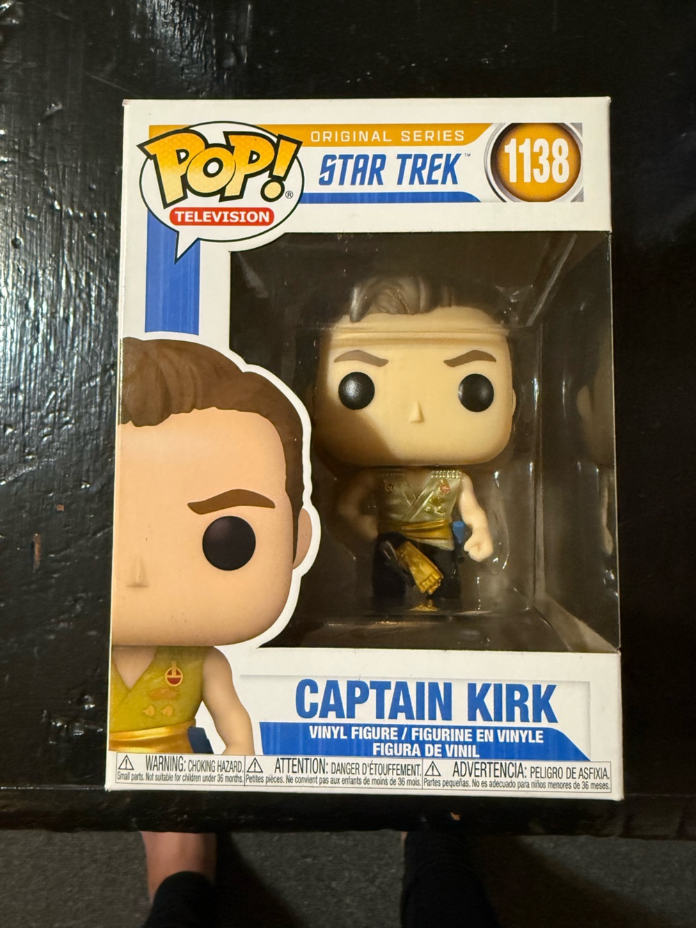 Funko Captain Kirk Pop! Figure - Gold and Black